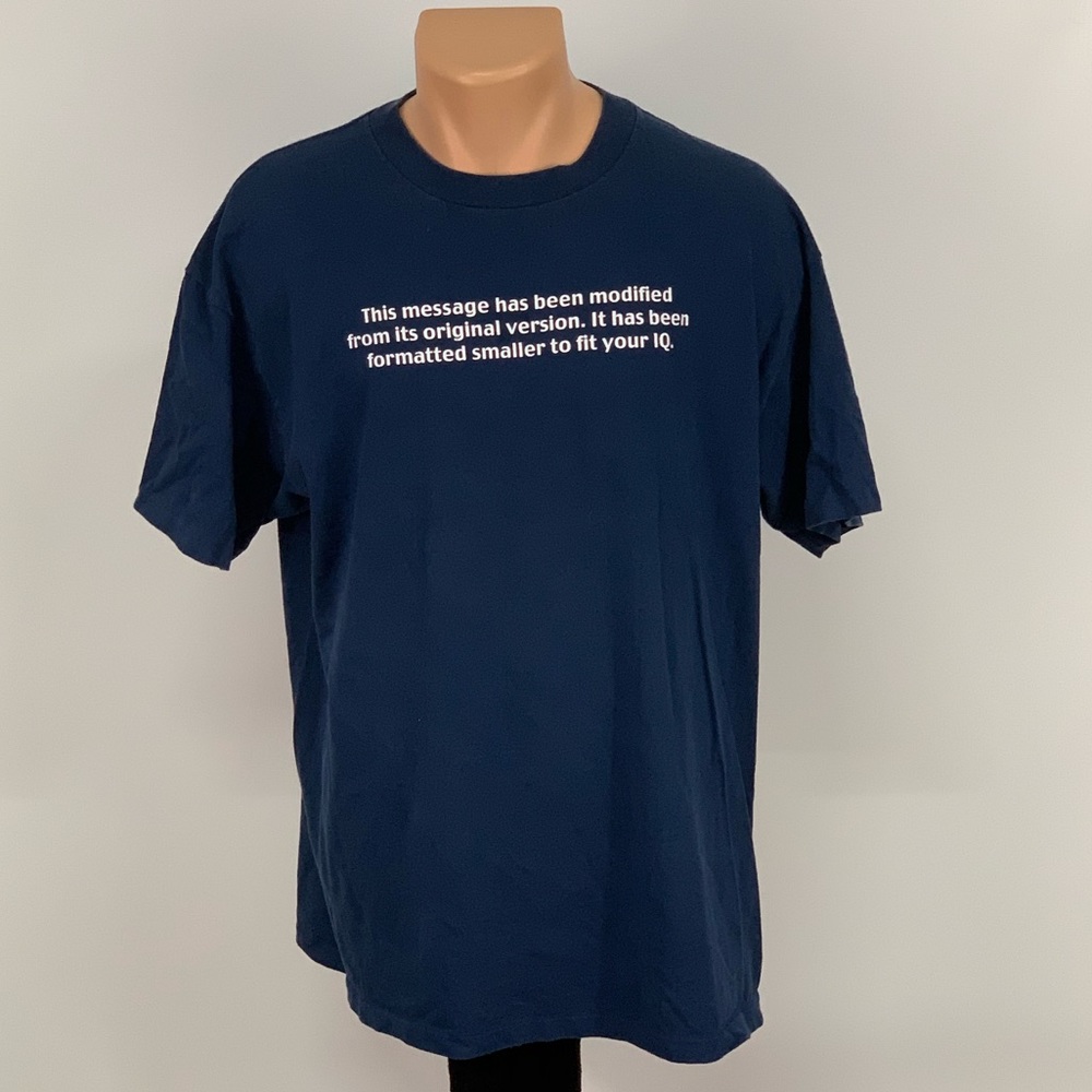 Vintage 90s Single Stitch I.Q. T-shirt